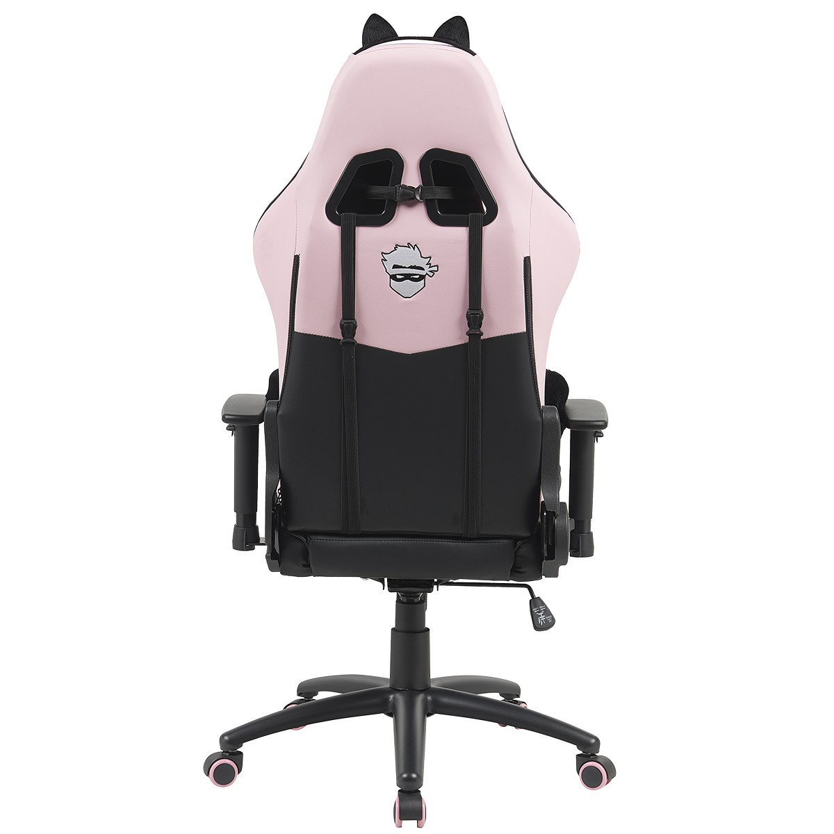 Cadeira Gamer Ninja MewMew Pro Edition, Reclinável, 3D, Preta e Rosa, GN-CH-MPR3DBPL