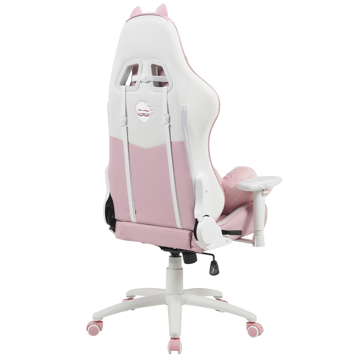 Cadeira Gamer Ninja MewMew Pro Edition, Reclinável, 3D, Rosa e Branco, GN-CH-MPR3DPWL