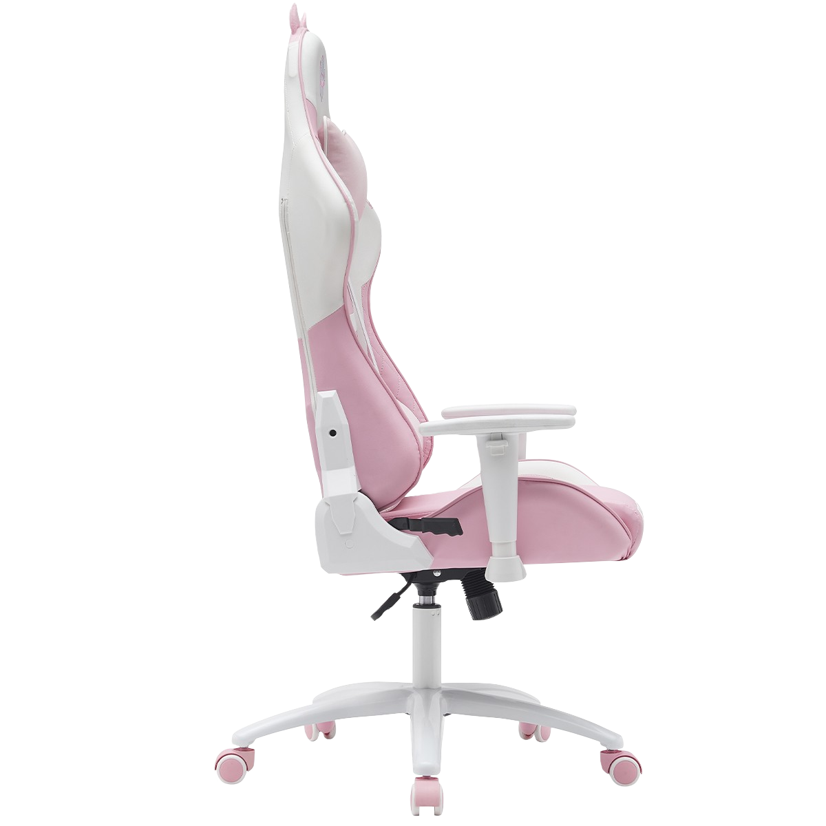 Cadeira Gamer Ninja MewMew Edition, Reclinável, 3D, Rosa E Branco, GN-CH-MMR3DPW