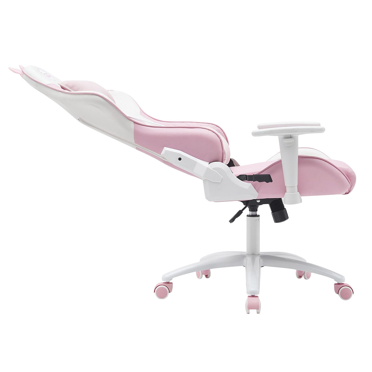 Cadeira Gamer Ninja MewMew Edition, Reclinável, 3D, Rosa E Branco, GN-CH-MMR3DPW