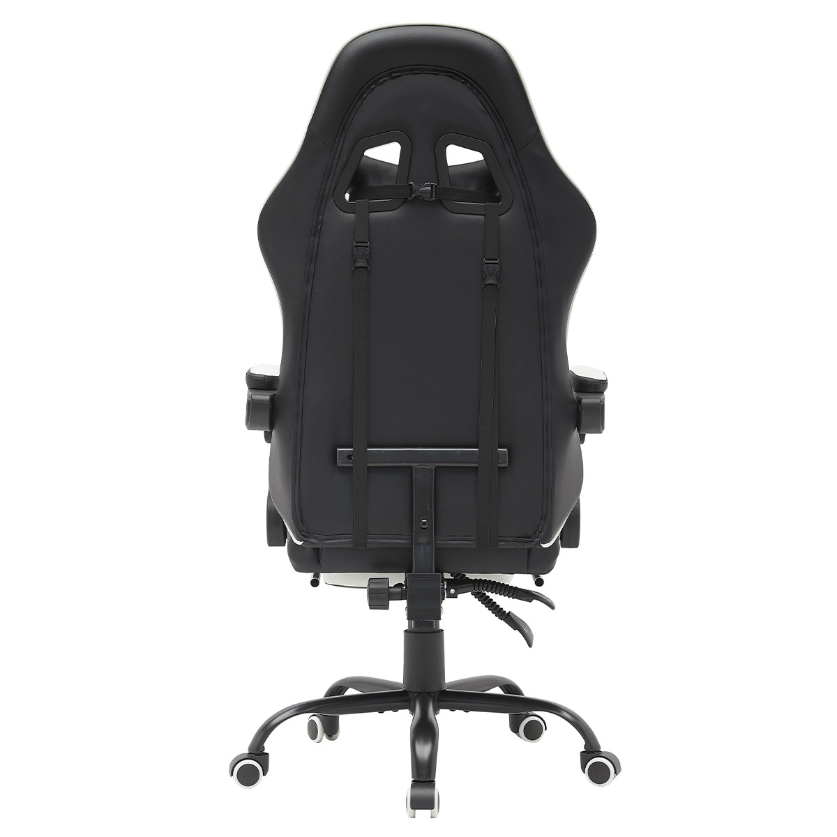 Cadeira Gamer Ninja Minato, Reclinável, Preta e Branca