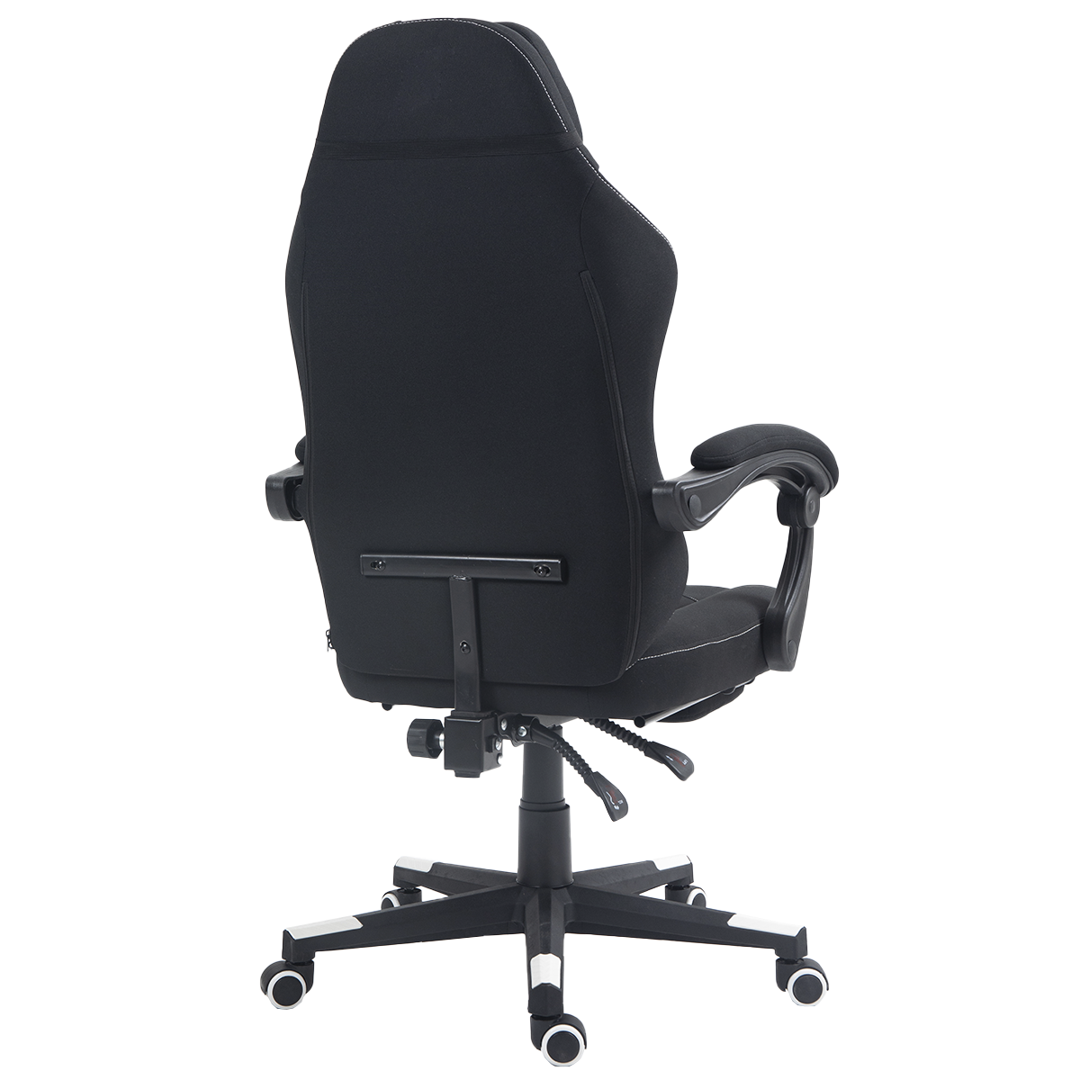 Cadeira Gamer Ninja Mizu, Reclinável, com massageador de lombar, Preta e Branca