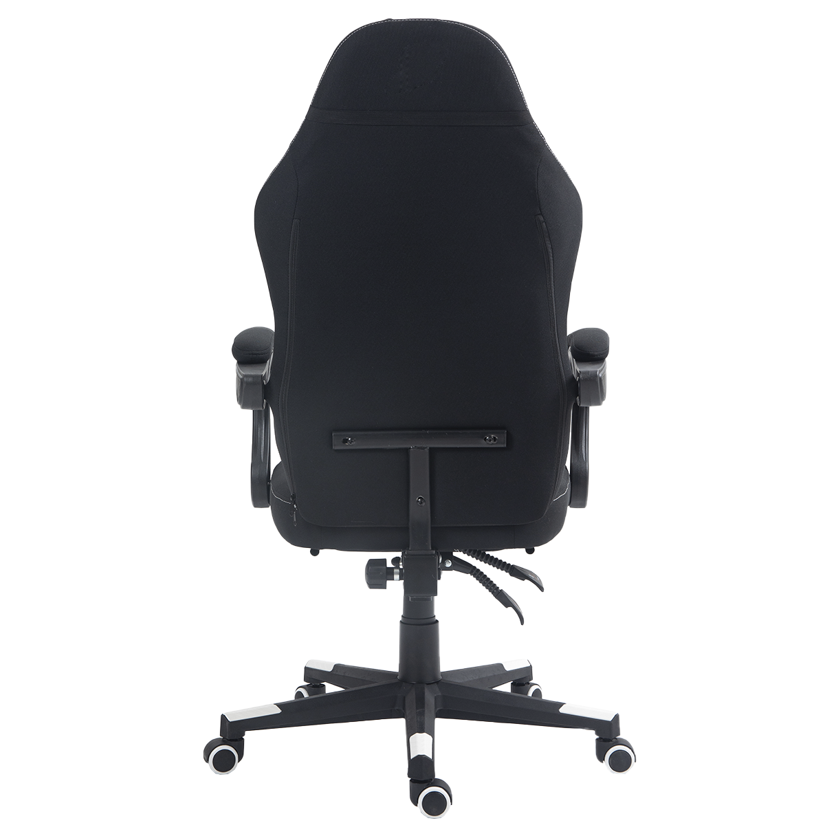 Cadeira Gamer Ninja Mizu, Reclinável, com massageador de lombar, Preta e Branca