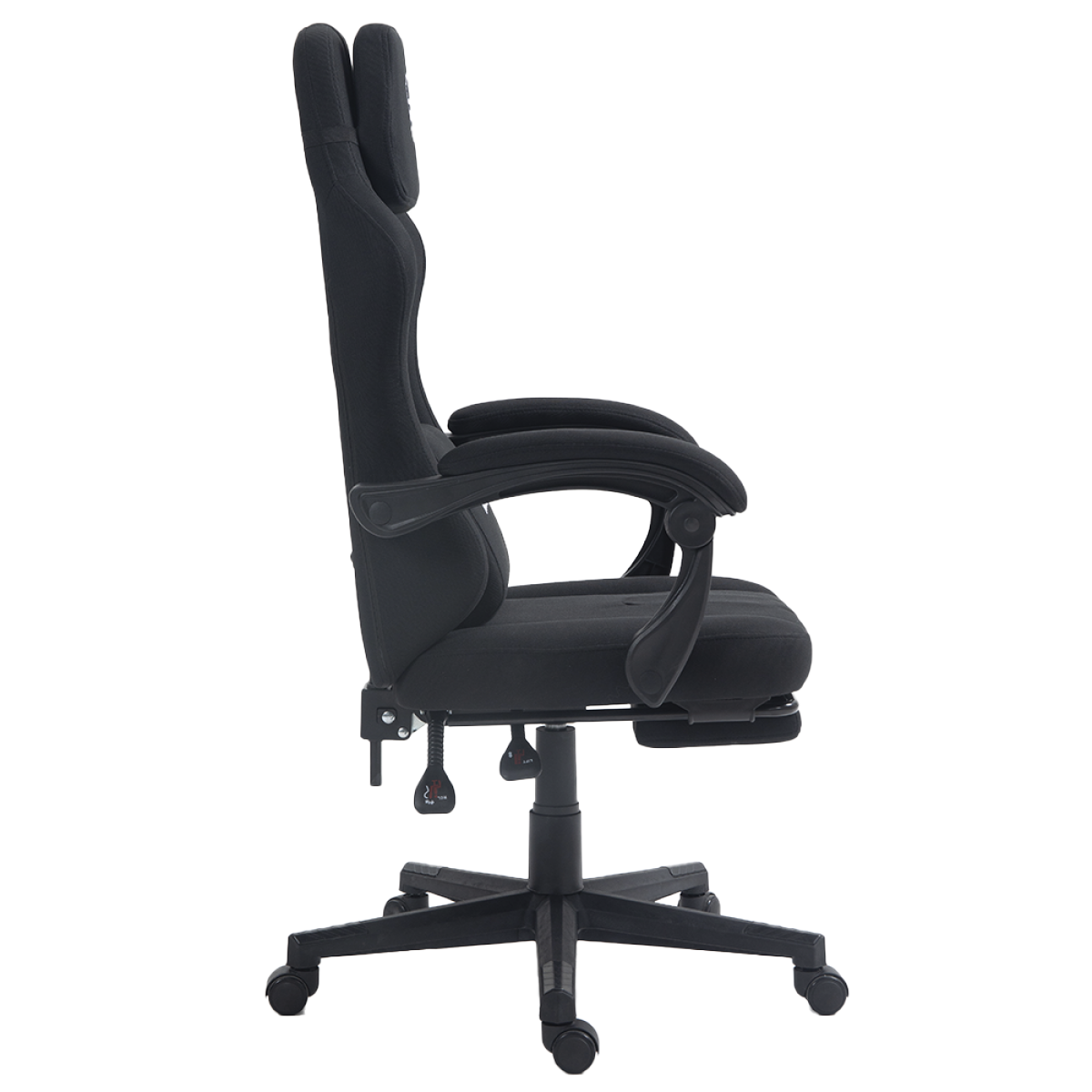 Cadeira Gamer Ninja Mizu, Reclinável, com massageador de lombar, Preta