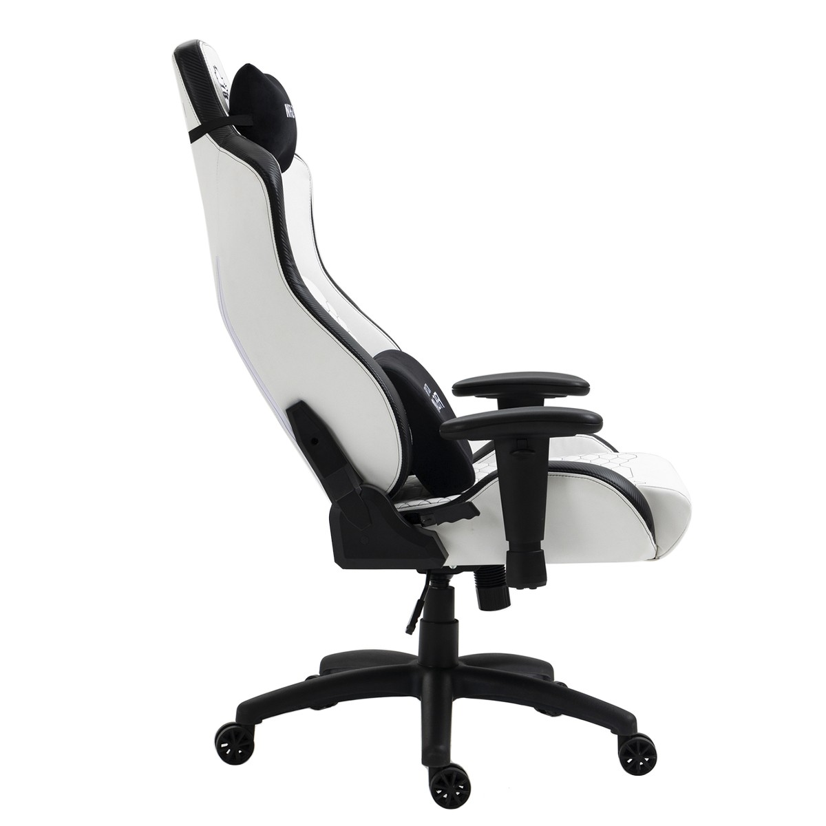 Cadeira Gamer Ninja Naja, Reclinável, Branco e Preto