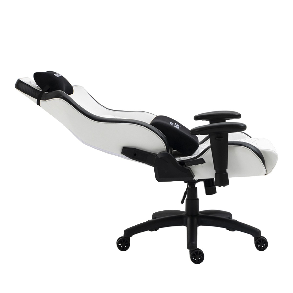 Cadeira Gamer Ninja Naja, Reclinável, Branco e Preto