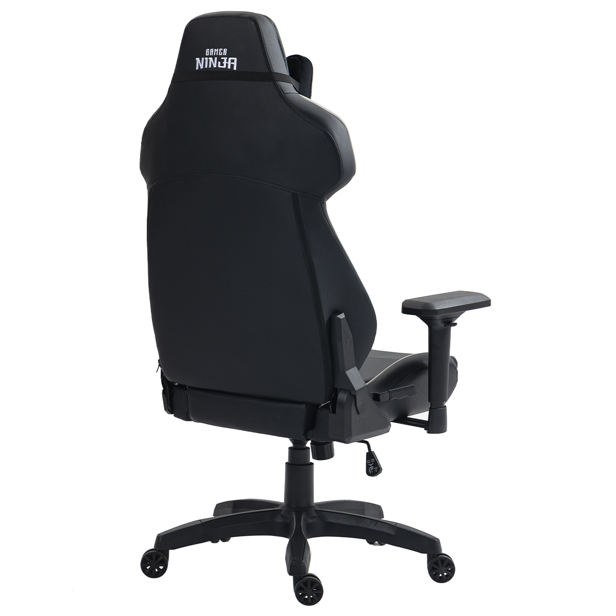 Cadeira Gamer Ninja Racing, Reclinável, 4D, Preto, Azul e Branco, CGN-RACING