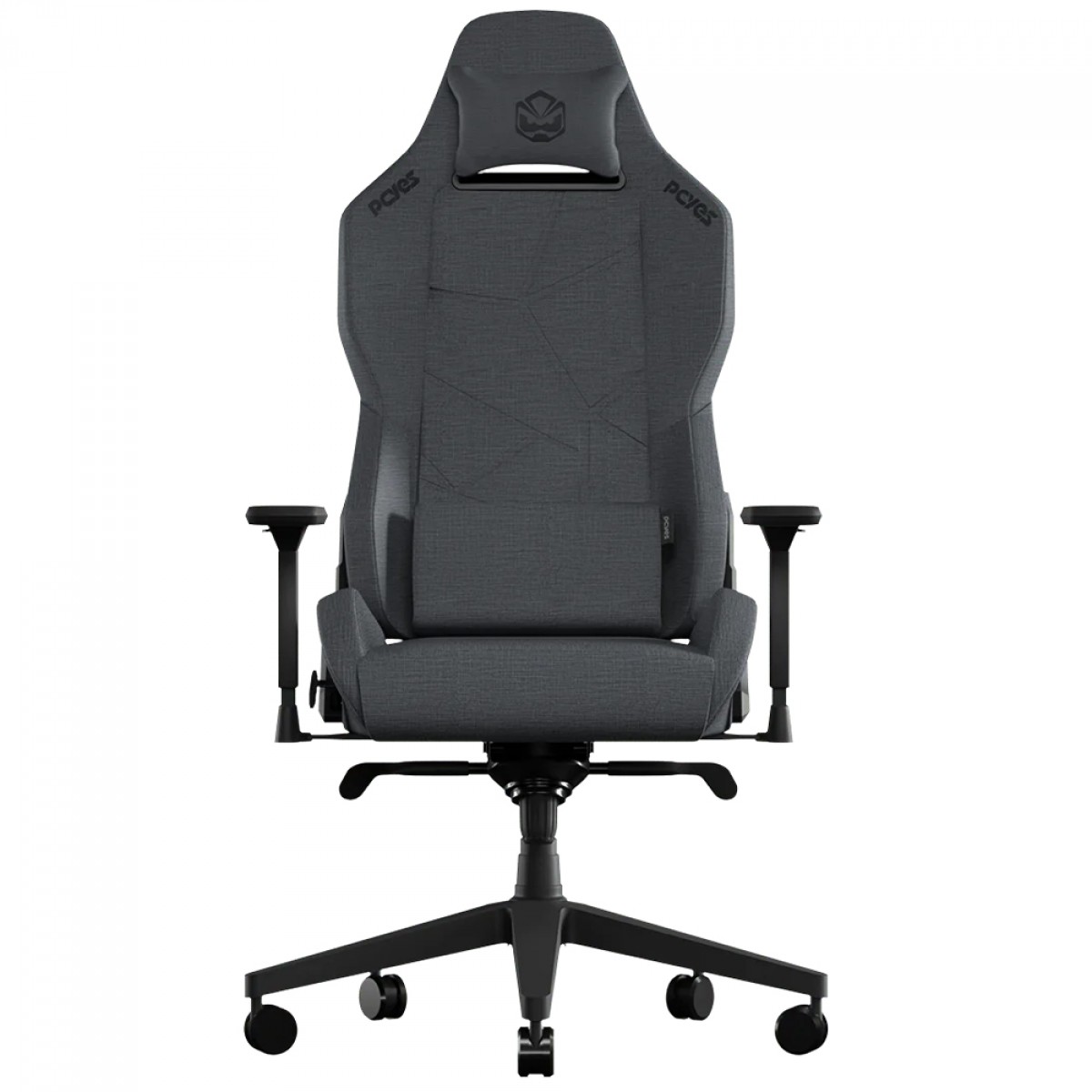 Cadeira Gamer PCYes Sentinel Carbon, Ajustável, 3D, Tecido, Cinza, PCSTL-CB