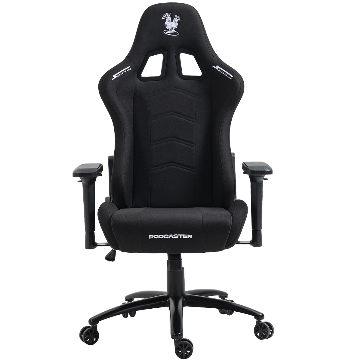 Cadeira Gamer Podcaster, Reclinável, 4D, Preta