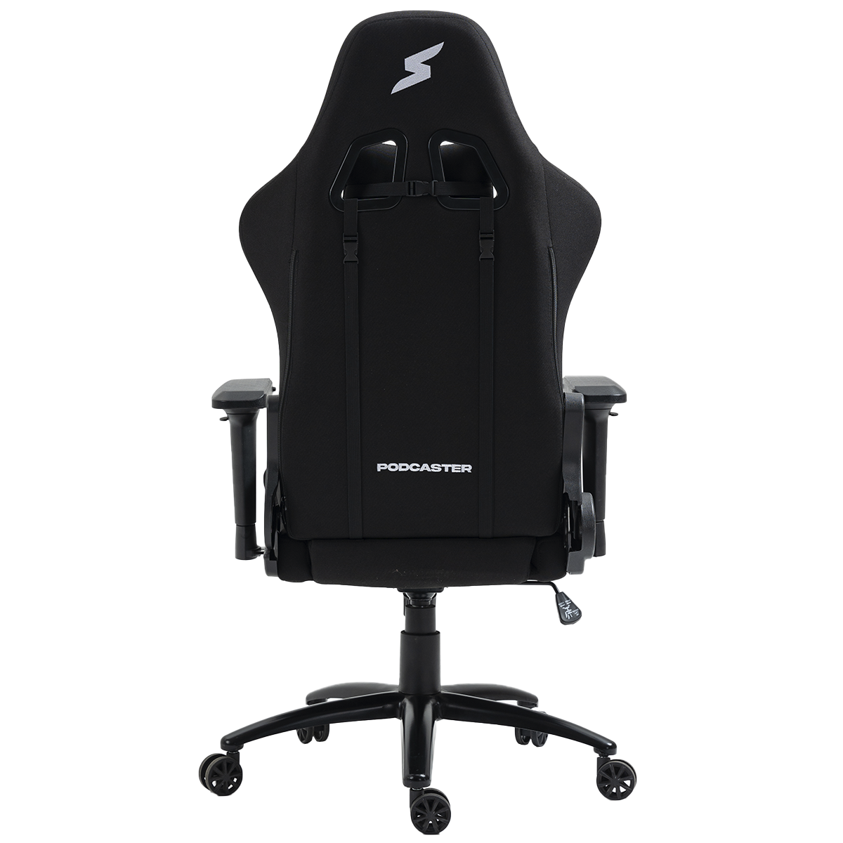 Cadeira Gamer Podcaster, Reclinável, 4D, Preta