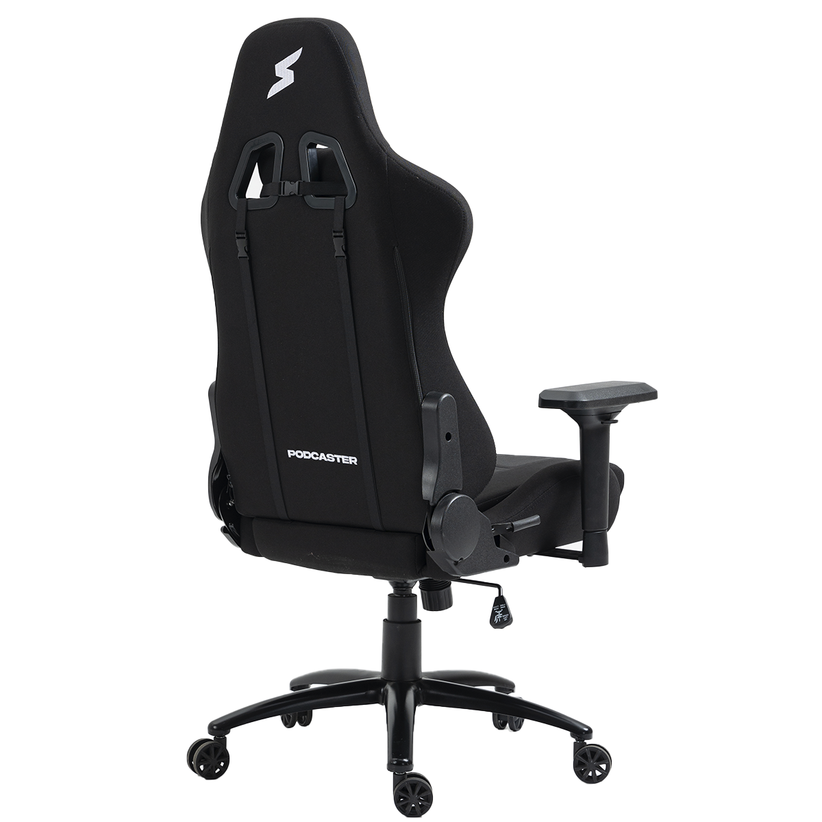 Cadeira Gamer Podcaster, Reclinável, 4D, Preta