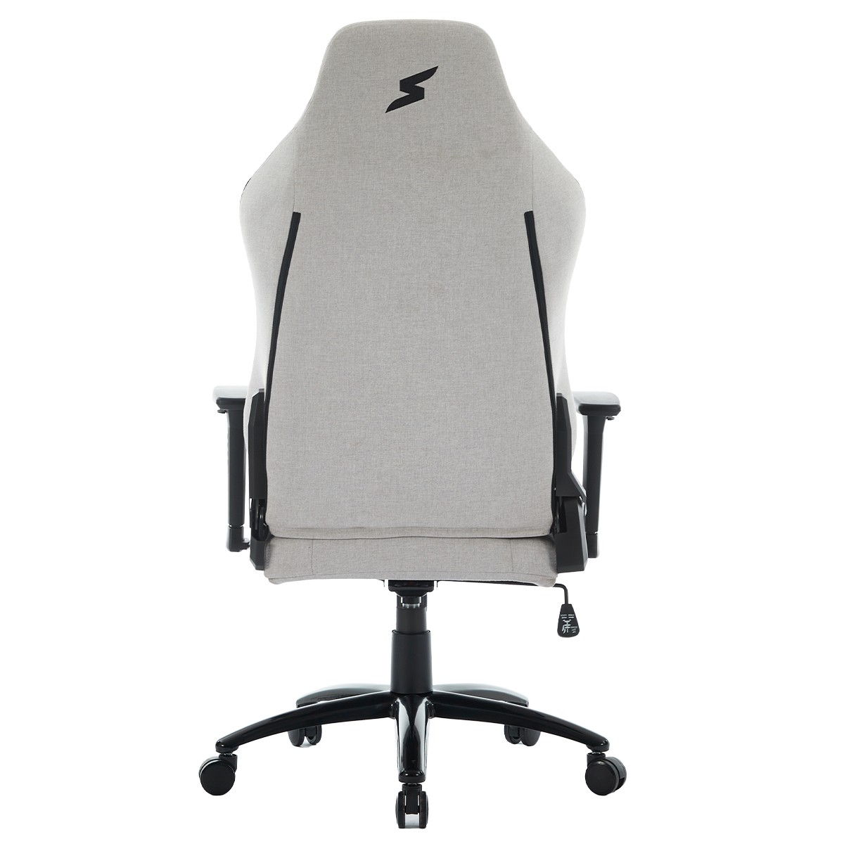 Cadeira Gamer SuperFrame Atlas, Reclinável, 3D, Tecido, Cinza e Preto, SF-CH-ATR3DGBF