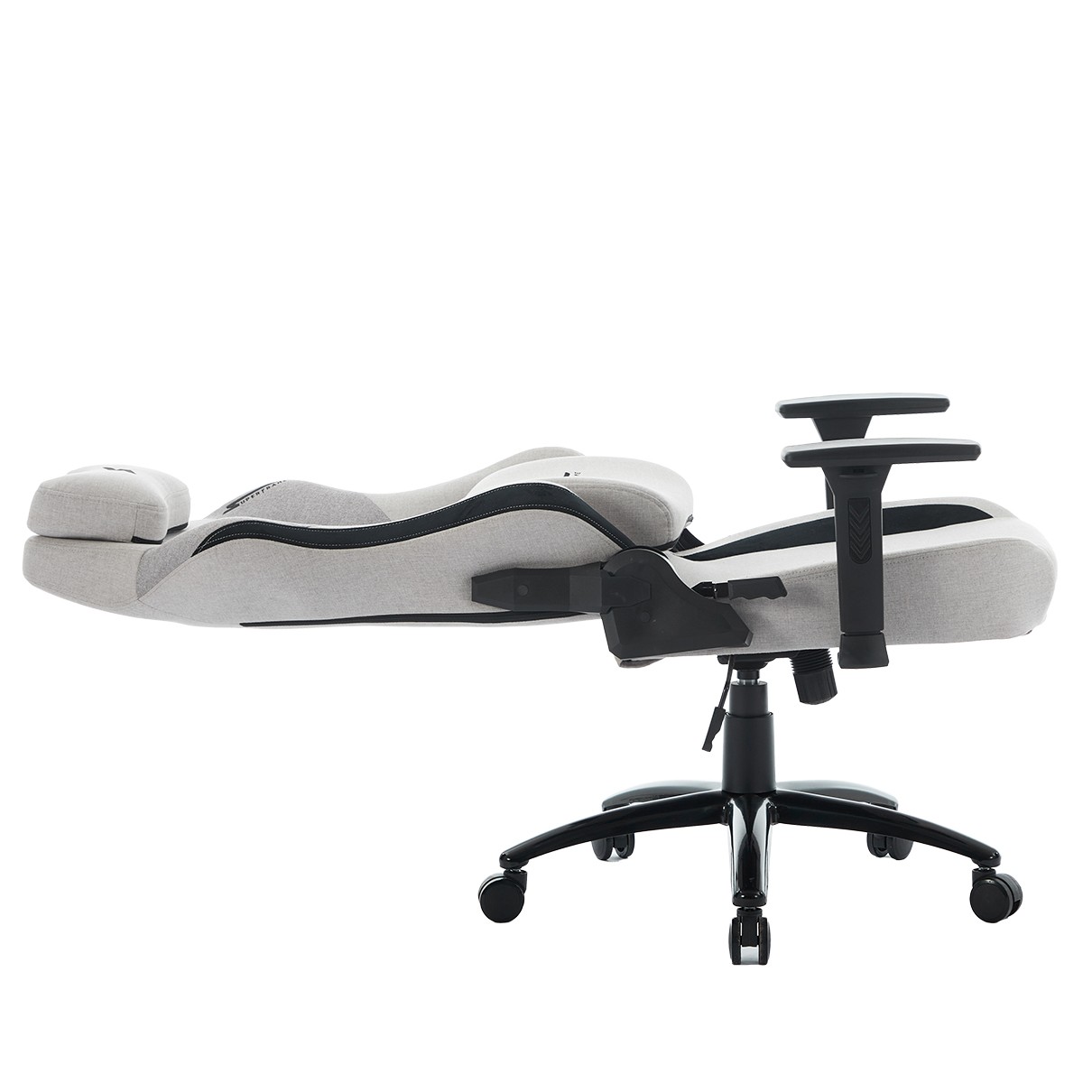 Cadeira Gamer SuperFrame Atlas, Reclinável, 3D, Tecido, Cinza e Preto, SF-CH-ATR3DGBF