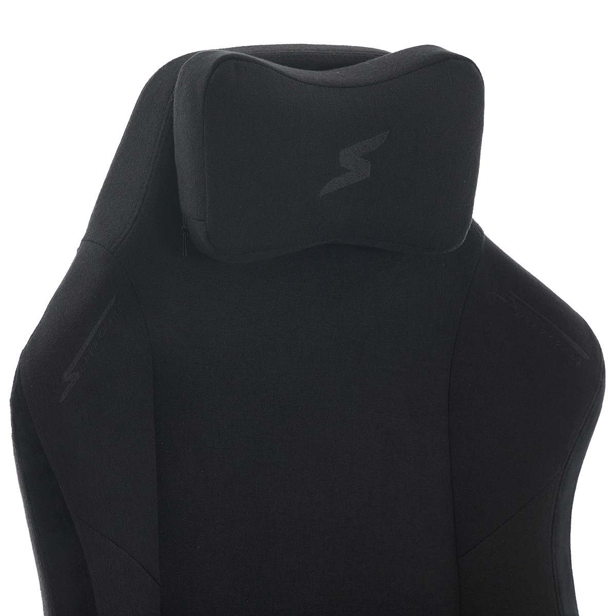 Cadeira Gamer SuperFrame Atlas, Reclinável, 3D, Tecido, Preto, SF-CH-ATR3DBF