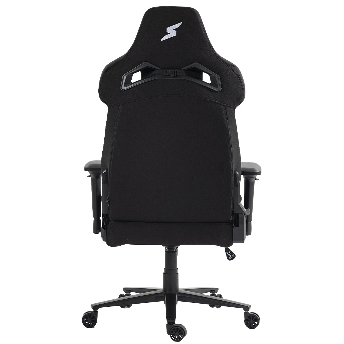 Cadeira Gamer SuperFrame Carbon, Reclinável, Tecido, 4D, Preto Com Detalhes Azul E Vermelho, CSF-CARBON