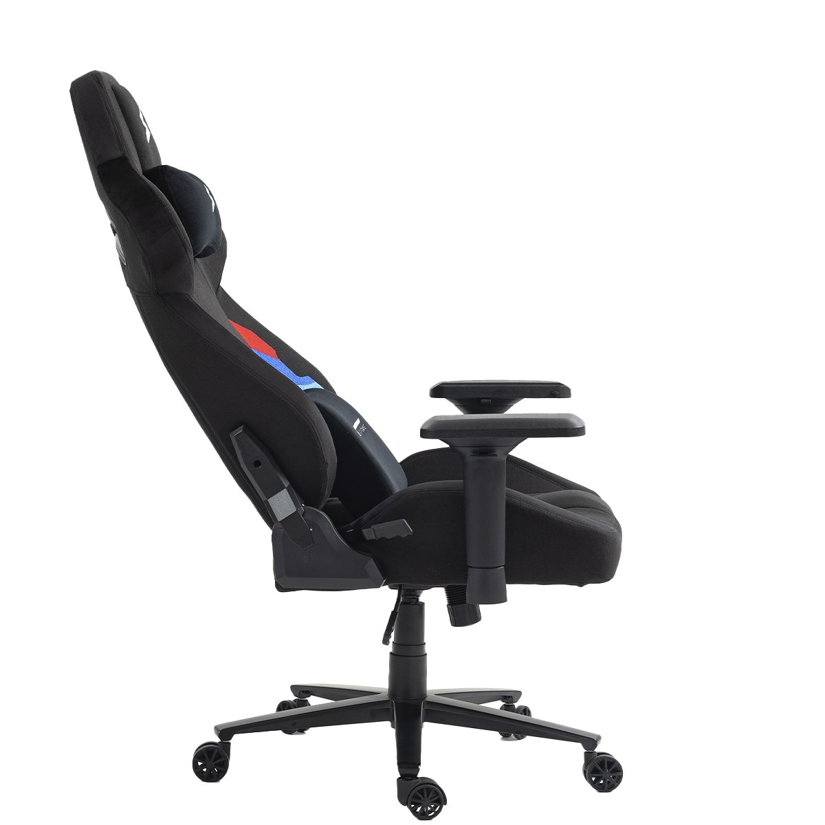 Cadeira Gamer SuperFrame Carbon, Reclinável, Tecido, 4D, Preto Com Detalhes Azul E Vermelho, CSF-CARBON