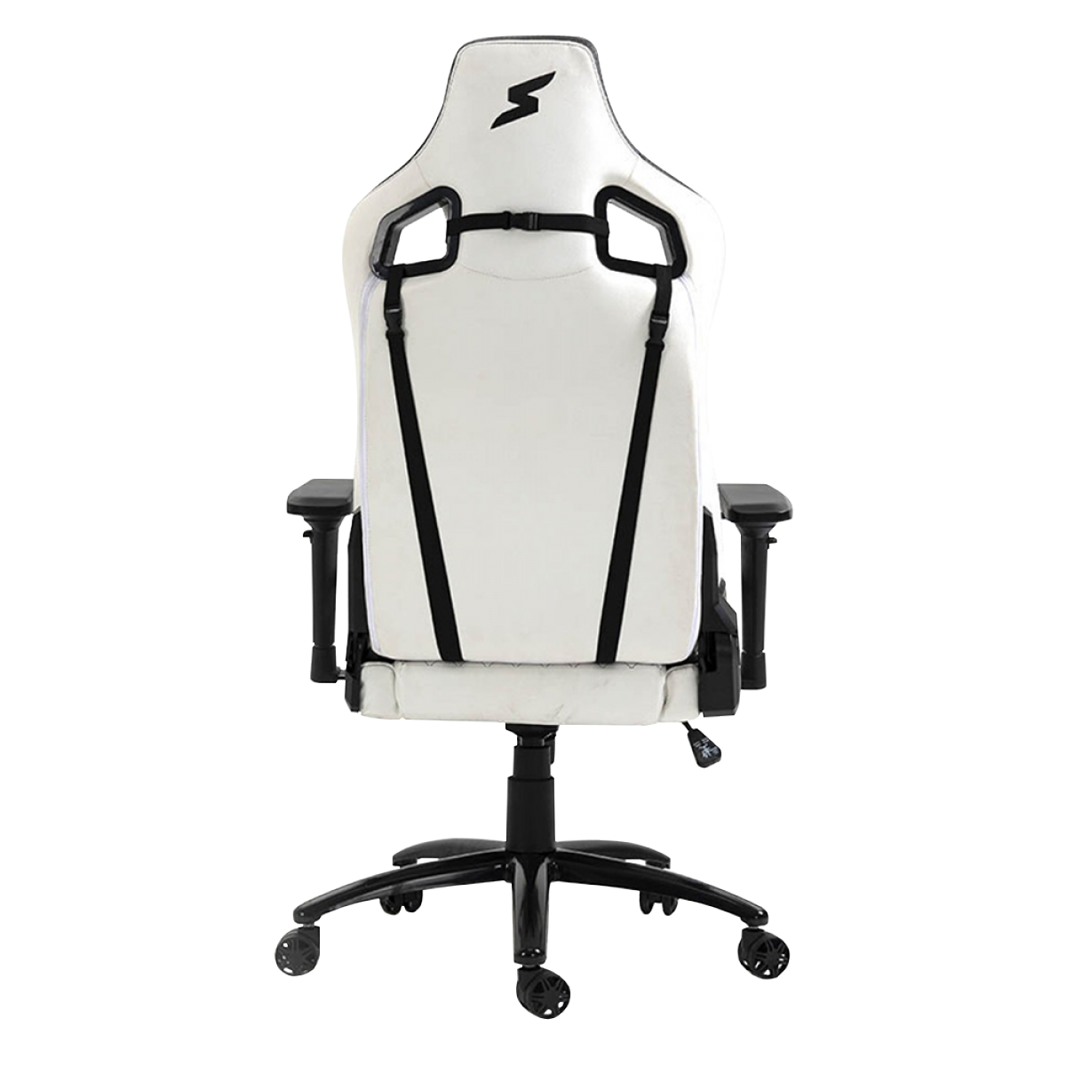 Cadeira Gamer SuperFrame Cleric, Reclinável, 4D, Branco e Preto
