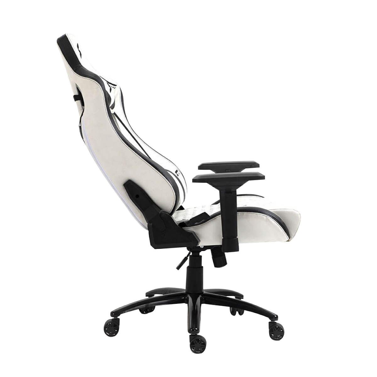Cadeira Gamer SuperFrame Cleric, Reclinável, 4D, Branco e Preto
