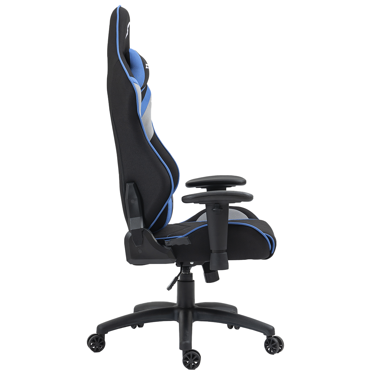 Cadeira Gamer SuperFrame Dragster, Reclinável, Tecido, Preto, Azul e Branco