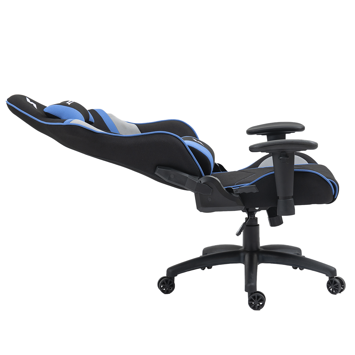 Cadeira Gamer SuperFrame Dragster, Reclinável, Tecido, Preto, Azul e Branco