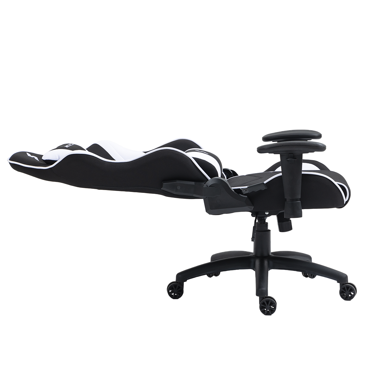 Cadeira Gamer SuperFrame Dragster, Reclinável, Tecido, Preto e Branco