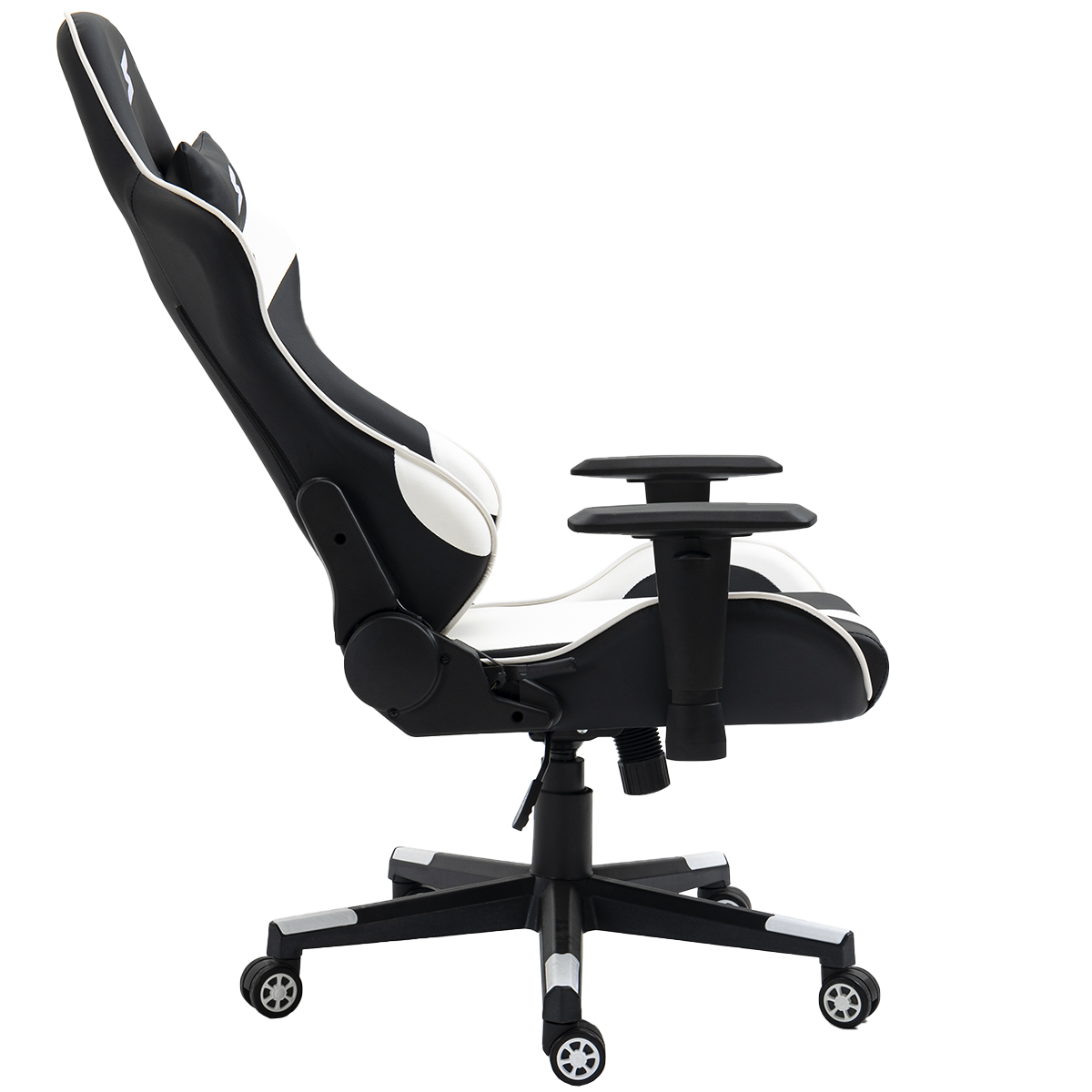 Cadeira Gamer SuperFrame Godzilla, Reclinável, Preto e Branco