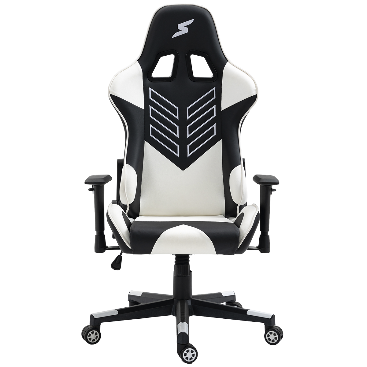 Cadeira Gamer SuperFrame Godzilla, Reclinável, Preto e Branco