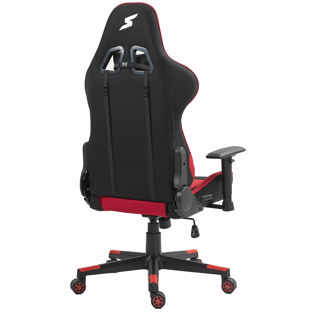 Cadeira Gamer SuperFrame Godzilla, Reclinável, Tecido, Preto e Vermelho, SF-CH-GZR2DBRF