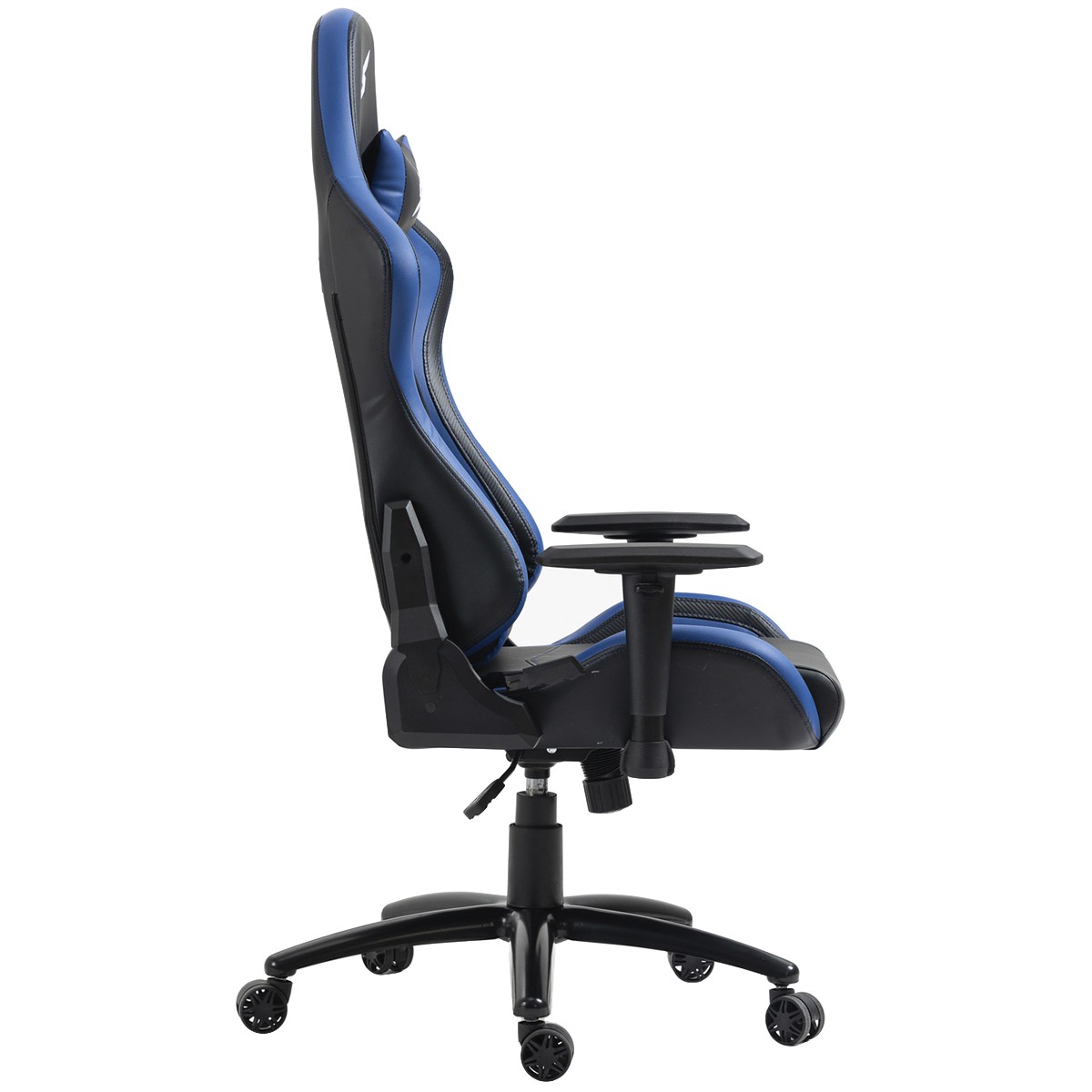 Cadeira Gamer SuperFrame Hunter, Reclinável, Preto e Azul 
