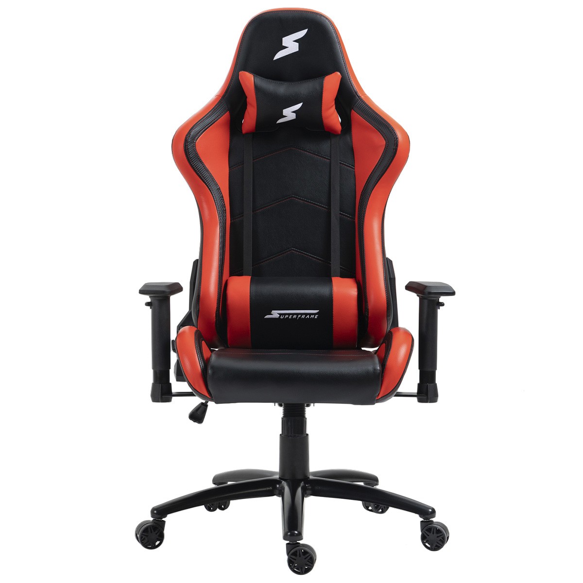 Cadeira Gamer SuperFrame Hunter, Reclinável, Preto e Vermelho 