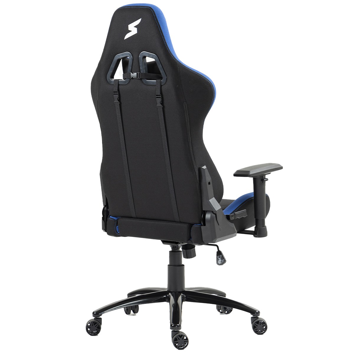 Cadeira Gamer SuperFrame Hunter, Reclinável, Tecido, Preto e Azul, GN-CH-HTR2DBBF 