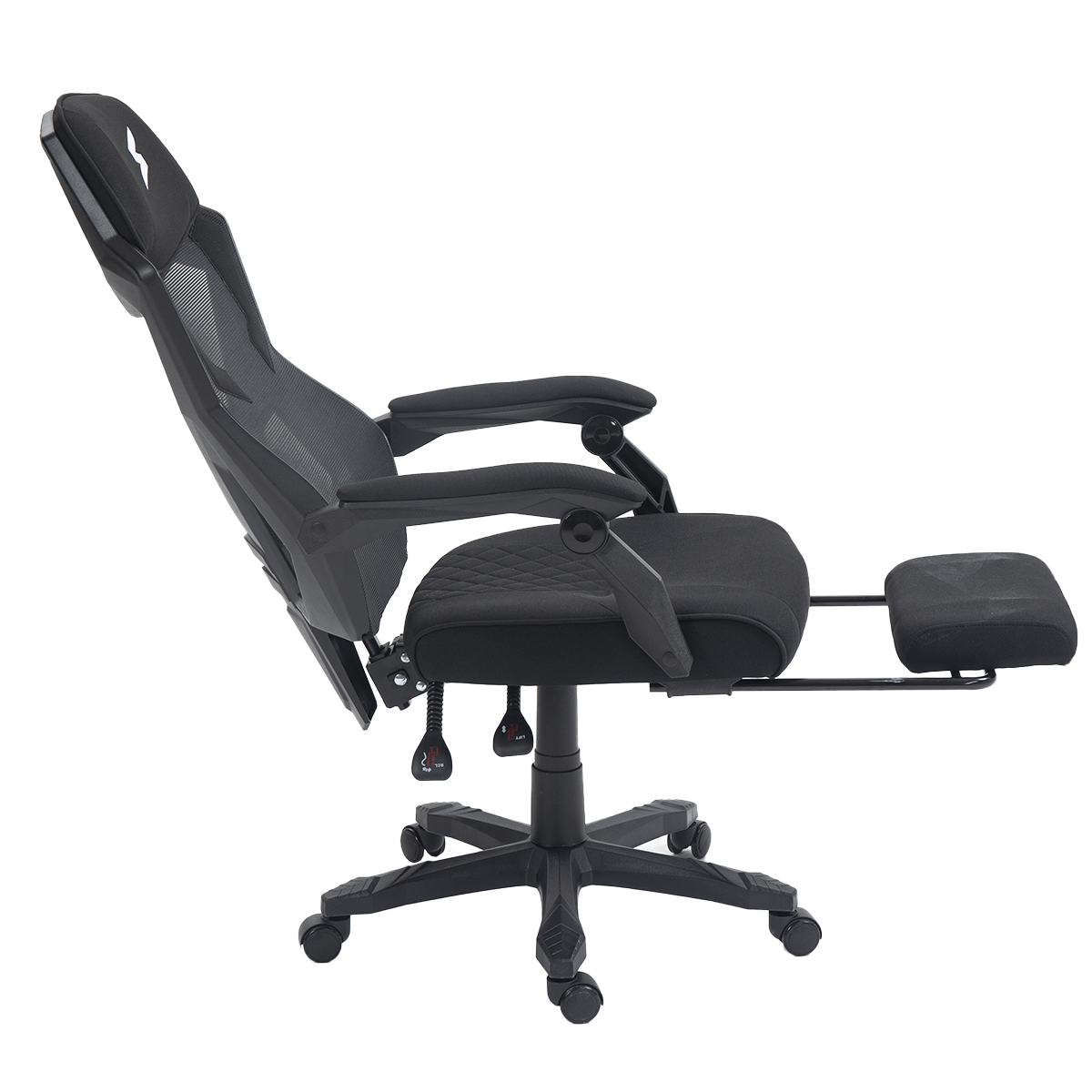 Cadeira Gamer SuperFrame Hybrid, Mesh, Altura Ajustável, Preta