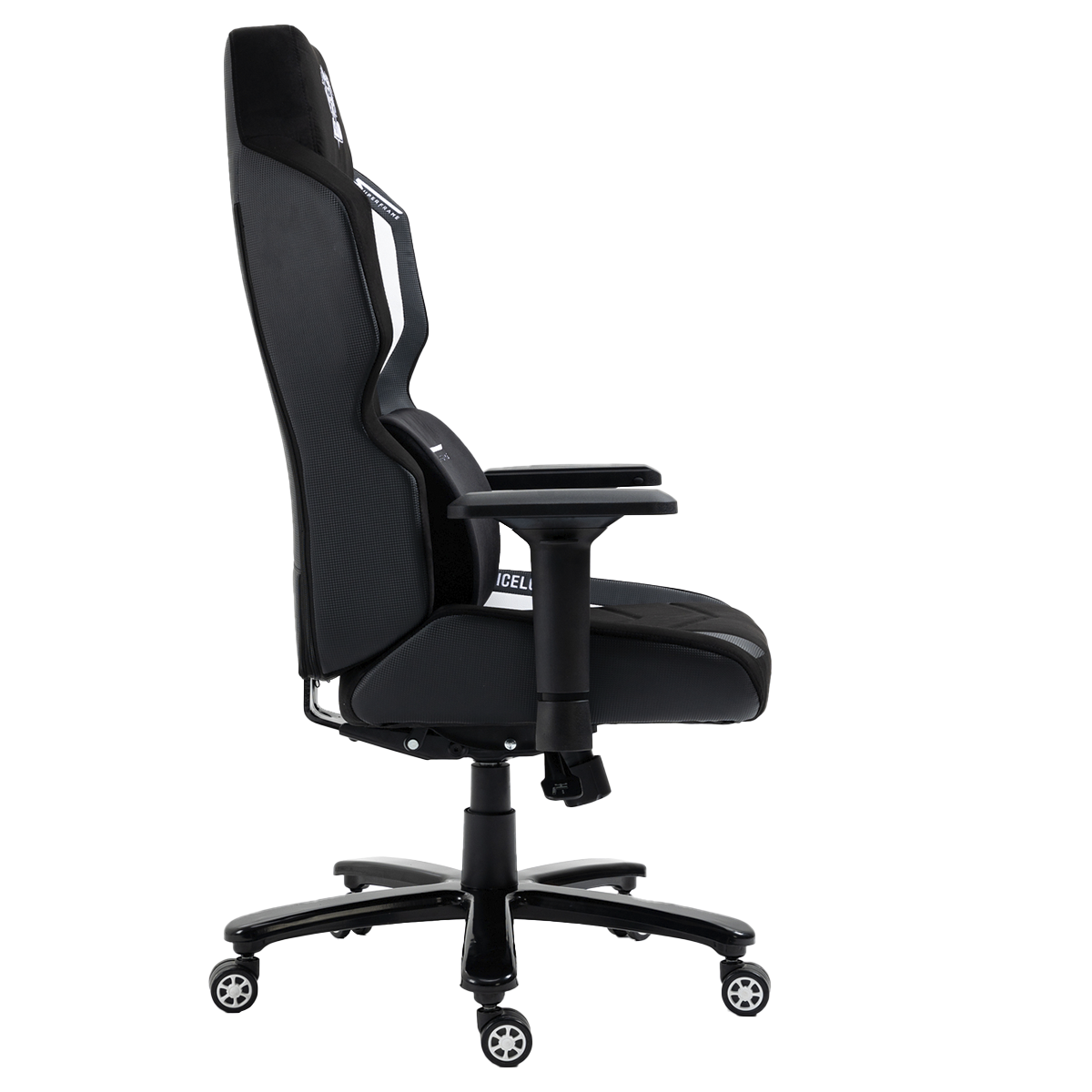 Cadeira Gamer SuperFrame Icelord Pro Edition, Reclinável, 4D, Preto e Branco
