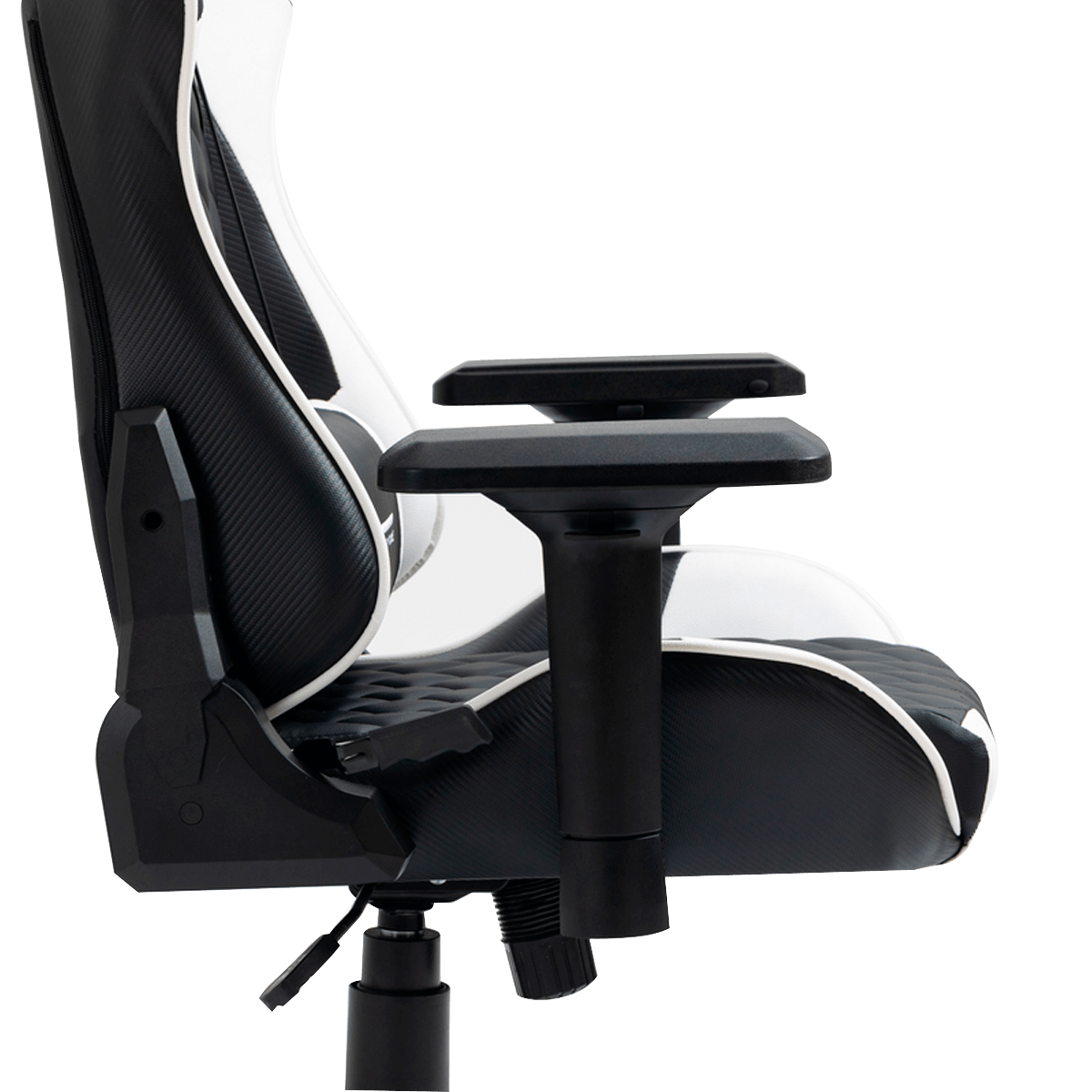 Cadeira Gamer SuperFrame Knight, Reclinável, Preto e Branco