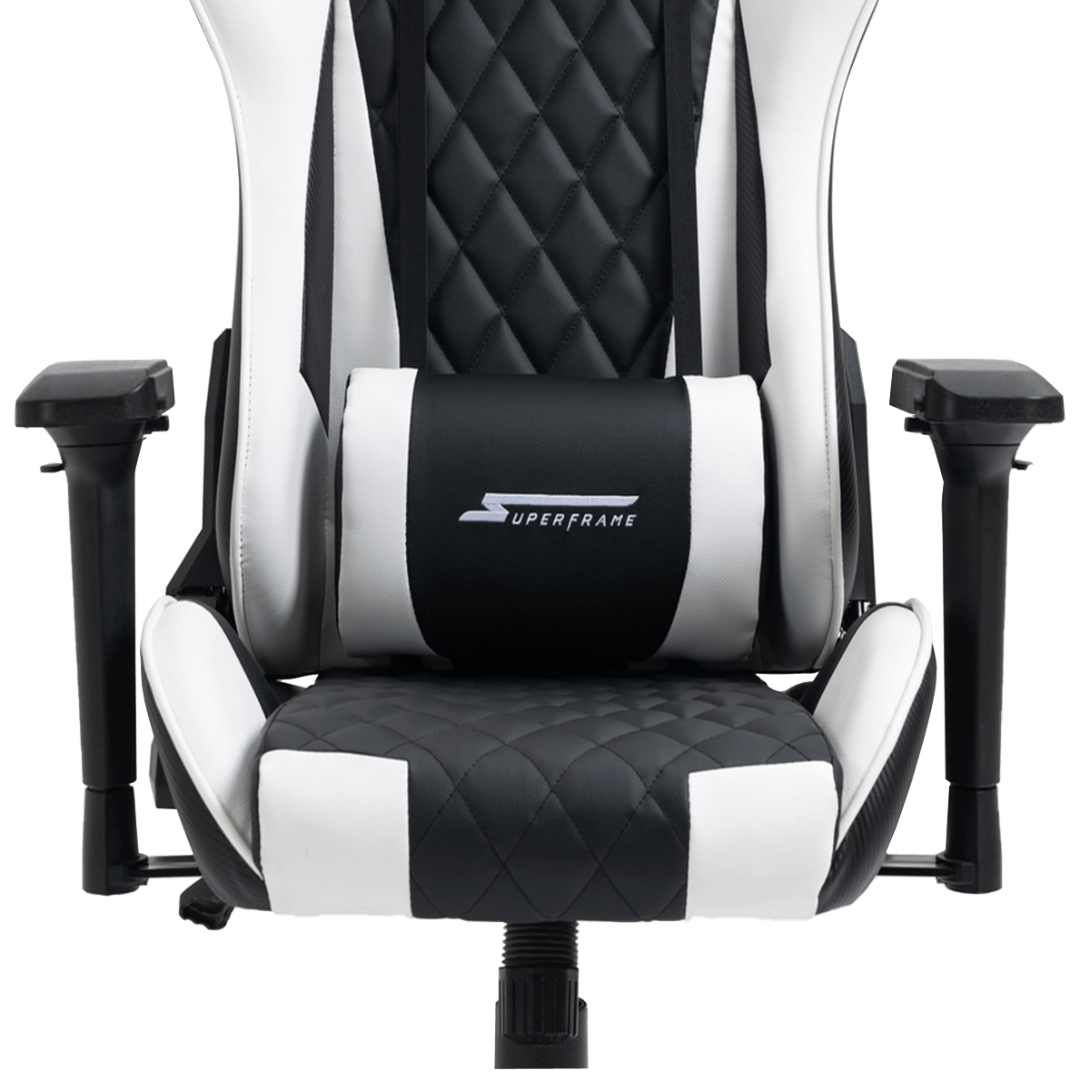 Cadeira Gamer SuperFrame Knight, Reclinável, Preto e Branco