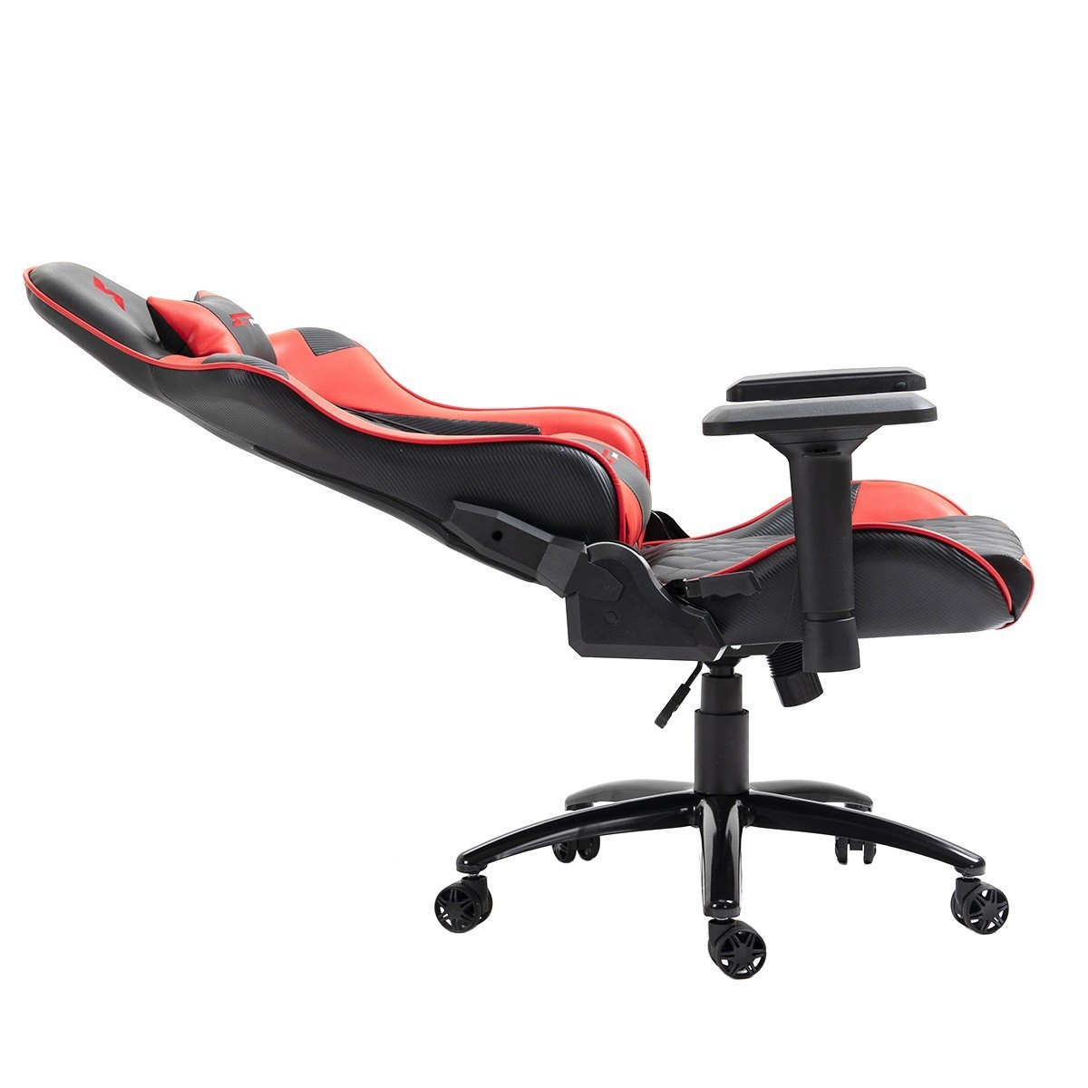 Cadeira Gamer SuperFrame Knight, Reclinável, 4D, Preto e Vermelho