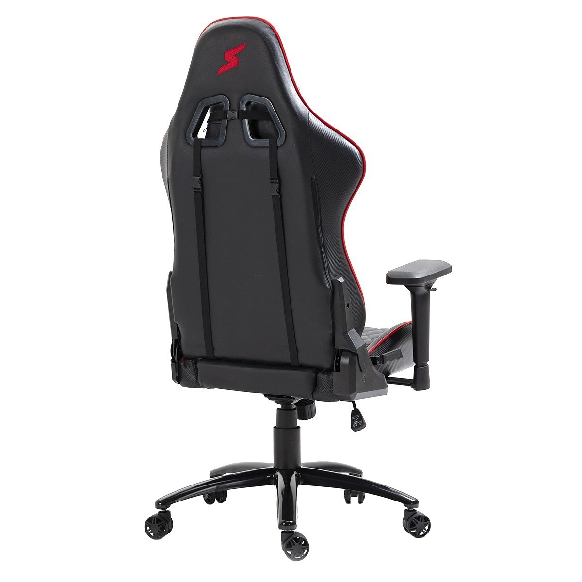 Cadeira Gamer SuperFrame Knight, Reclinável, 4D, Preto e Vermelho