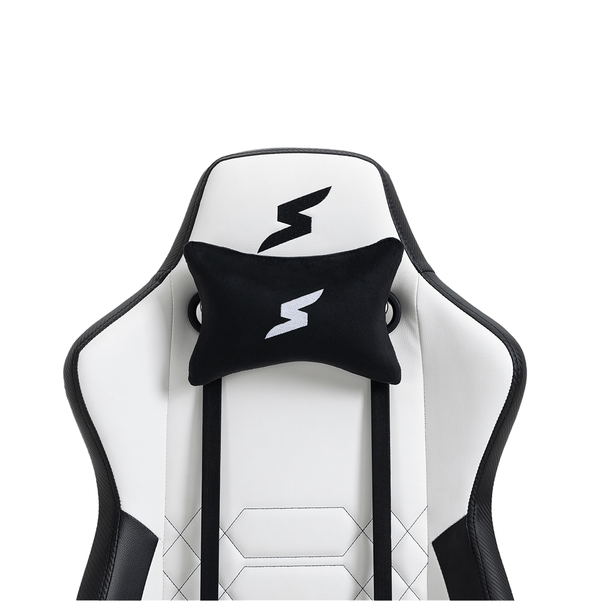 Cadeira Gamer SuperFrame Kong, Reclinável, Branco e Preto 