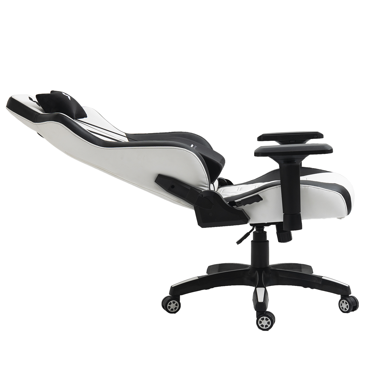 Cadeira Gamer SuperFrame Kong, Reclinável, Branco e Preto 