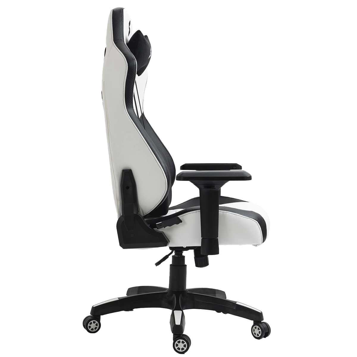 Cadeira Gamer SuperFrame Kong, Reclinável, Branco e Preto 