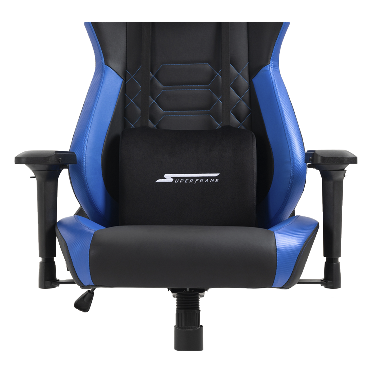Cadeira Gamer SuperFrame Kong, Reclinável, Preto e Azul