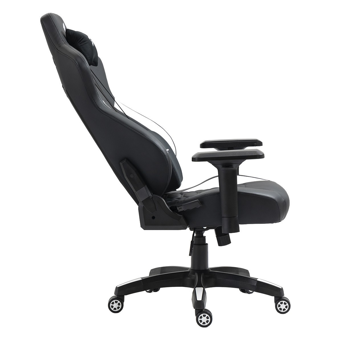 Cadeira Gamer SuperFrame Kong, Reclinável, Preto e Branco