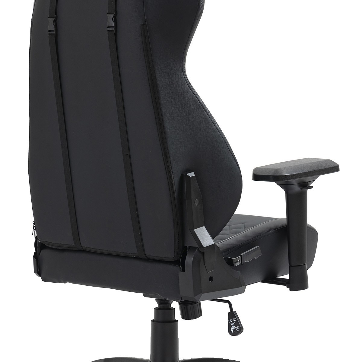 Cadeira Gamer SuperFrame Kong, Reclinável, Preto e Branco