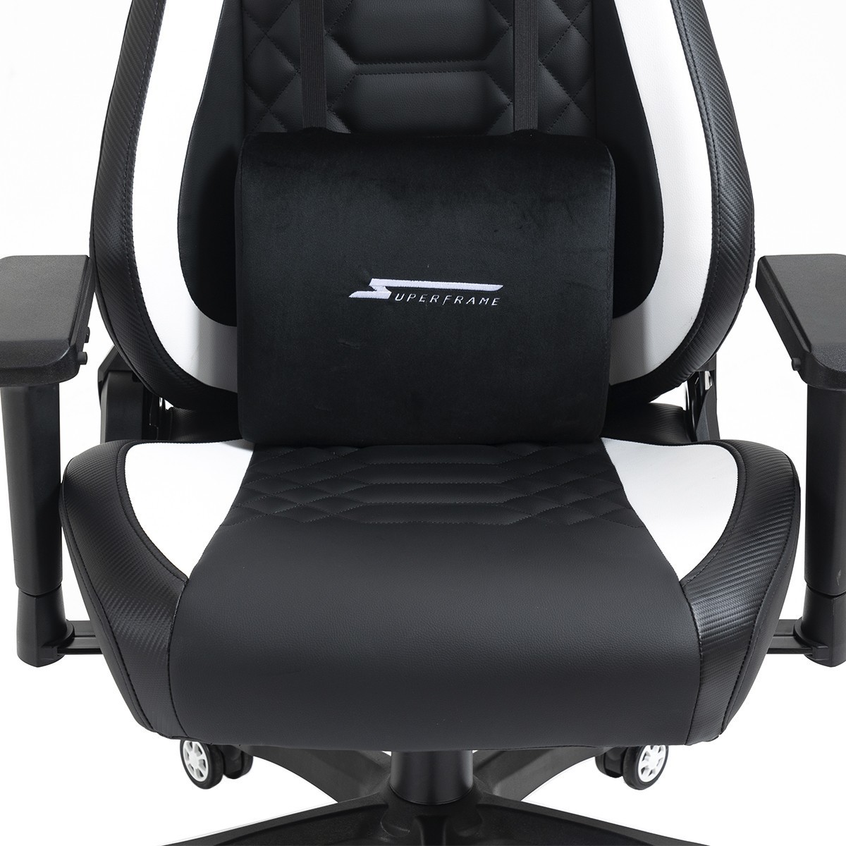 Cadeira Gamer SuperFrame Kong, Reclinável, Preto e Branco