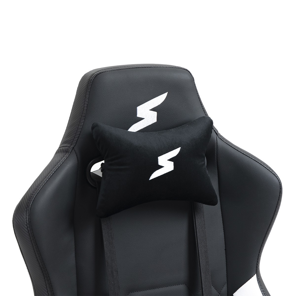 Cadeira Gamer SuperFrame Kong, Reclinável, Preto e Branco