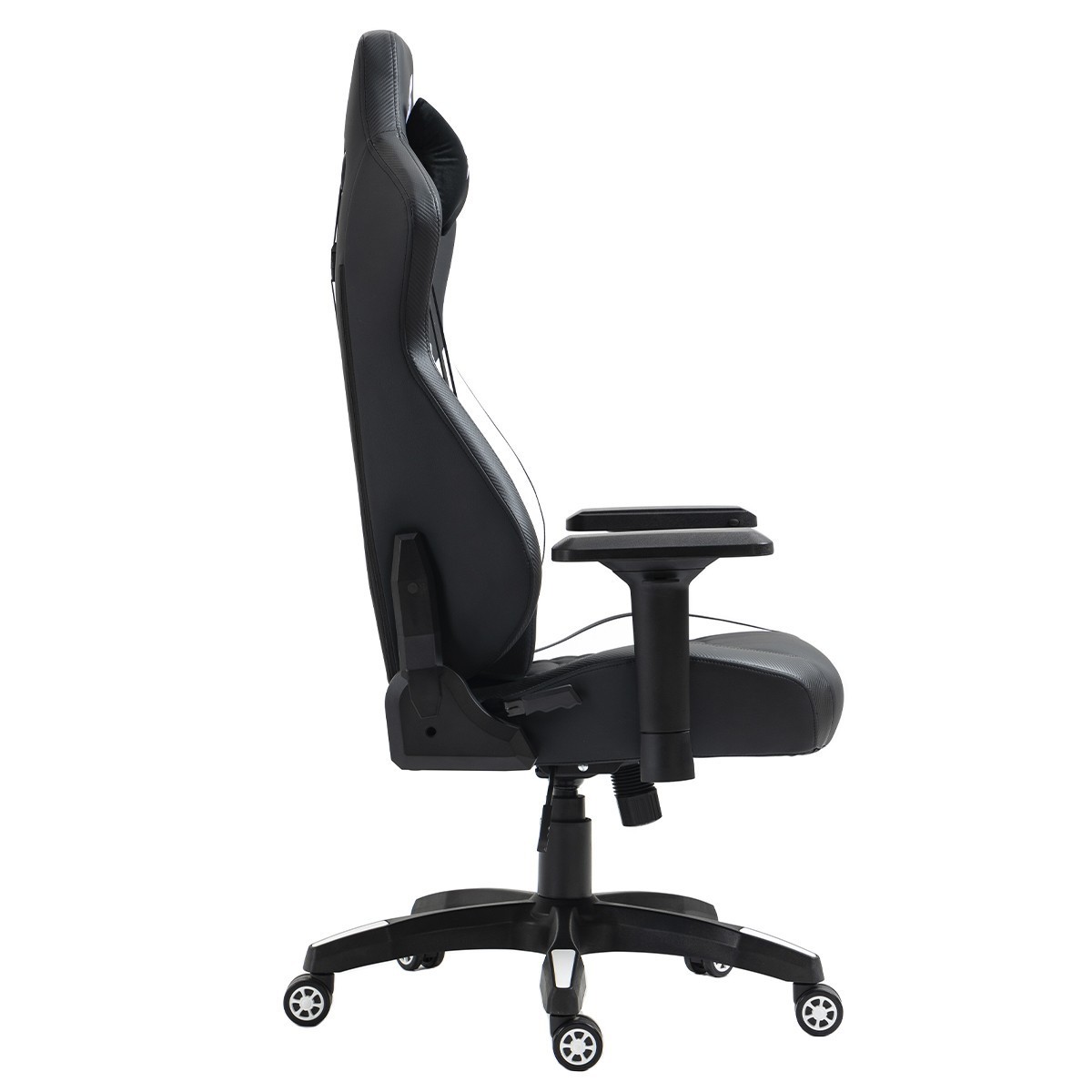 Cadeira Gamer SuperFrame Kong, Reclinável, Preto e Branco