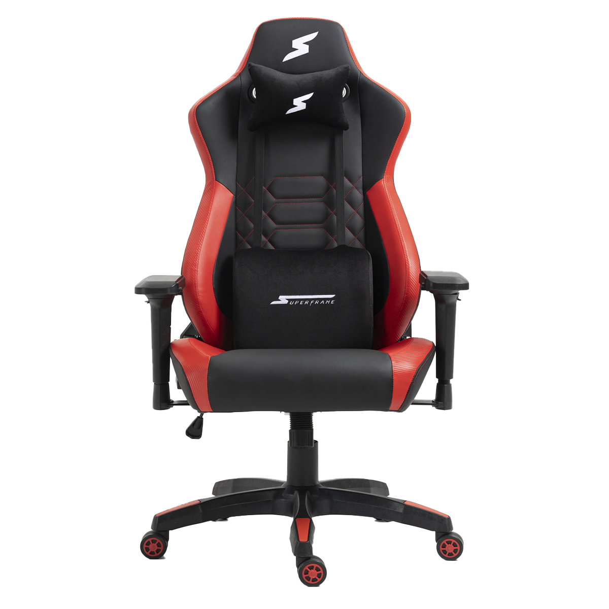 Cadeira Gamer SuperFrame Kong, Reclinável, Preto e Vermelho