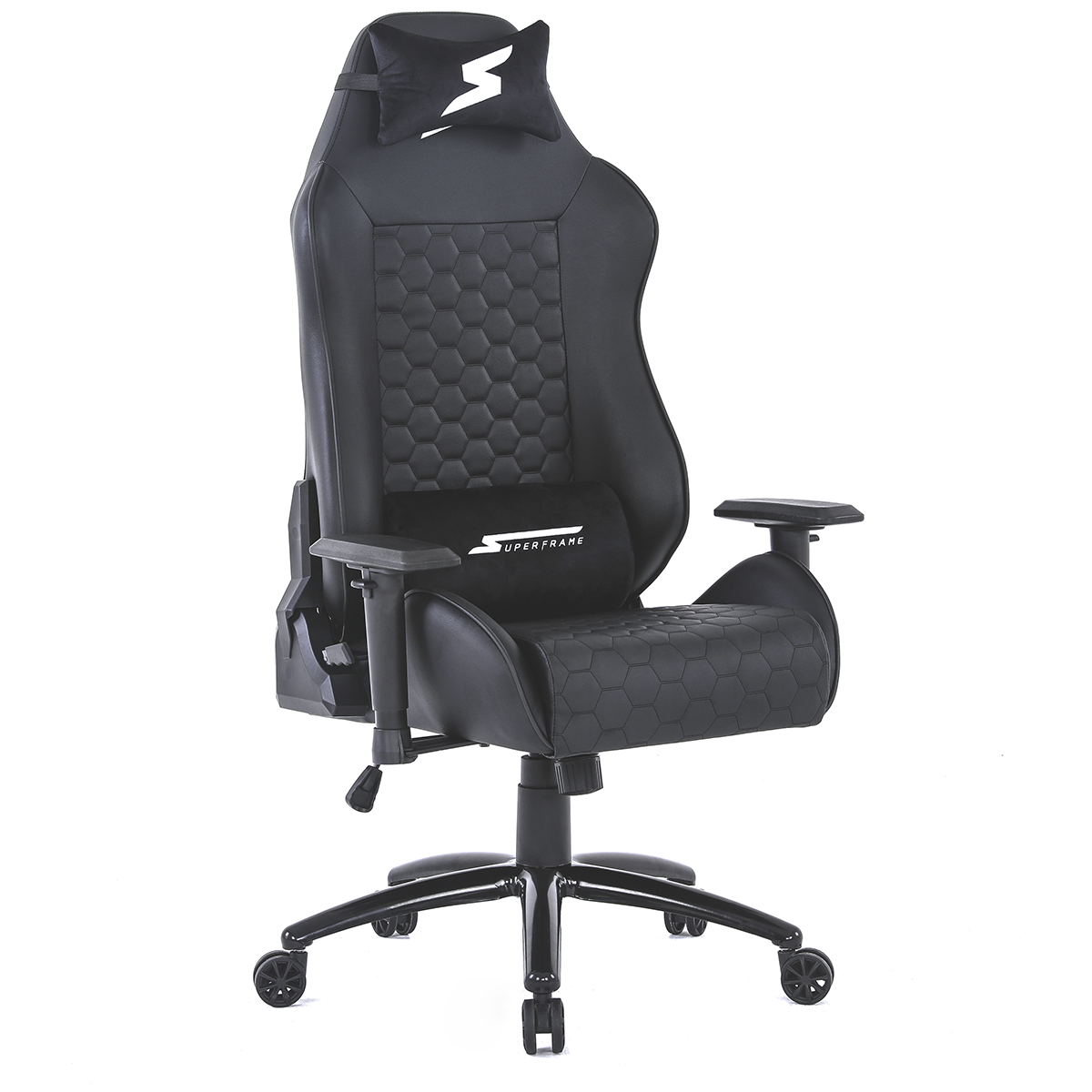 Cadeira Gamer SuperFrame Mesh, Reclinável, Preto