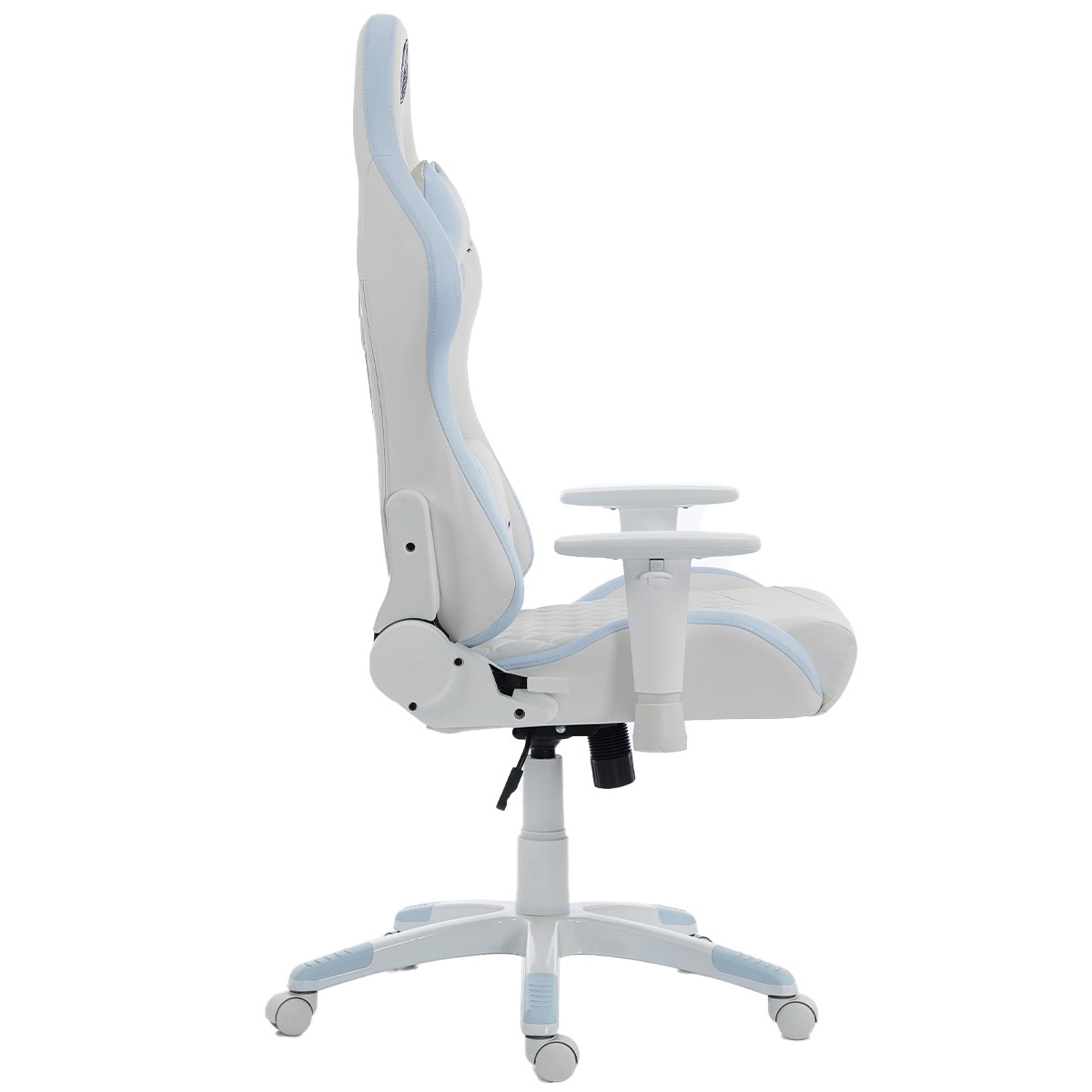 Cadeira Gamer SuperFrame Pegasus, Reclinável, 2D, Branco e Azul, SF-CH-PGR2DWBL