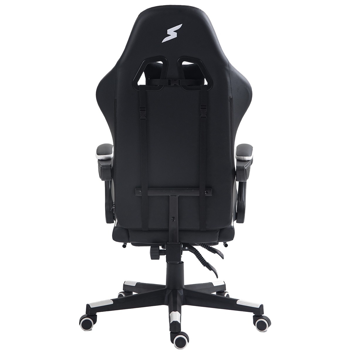 Cadeira Gamer SuperFrame Rocket, Reclinável, Preto E Branco, SF-CH-RCR0DBW